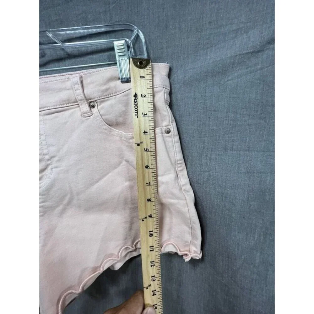 Soho Shorts Womens 12 Pink‎ Chino Button Zip Pocketed Belted Ladies.